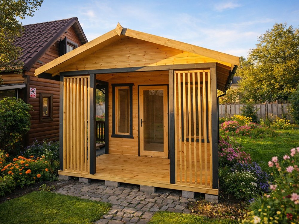 Záhradný moderný domček